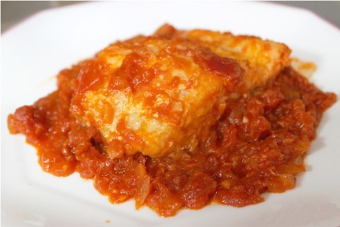 Bacalao con tomate