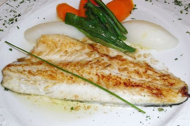 Filete de merluza en salsa verde